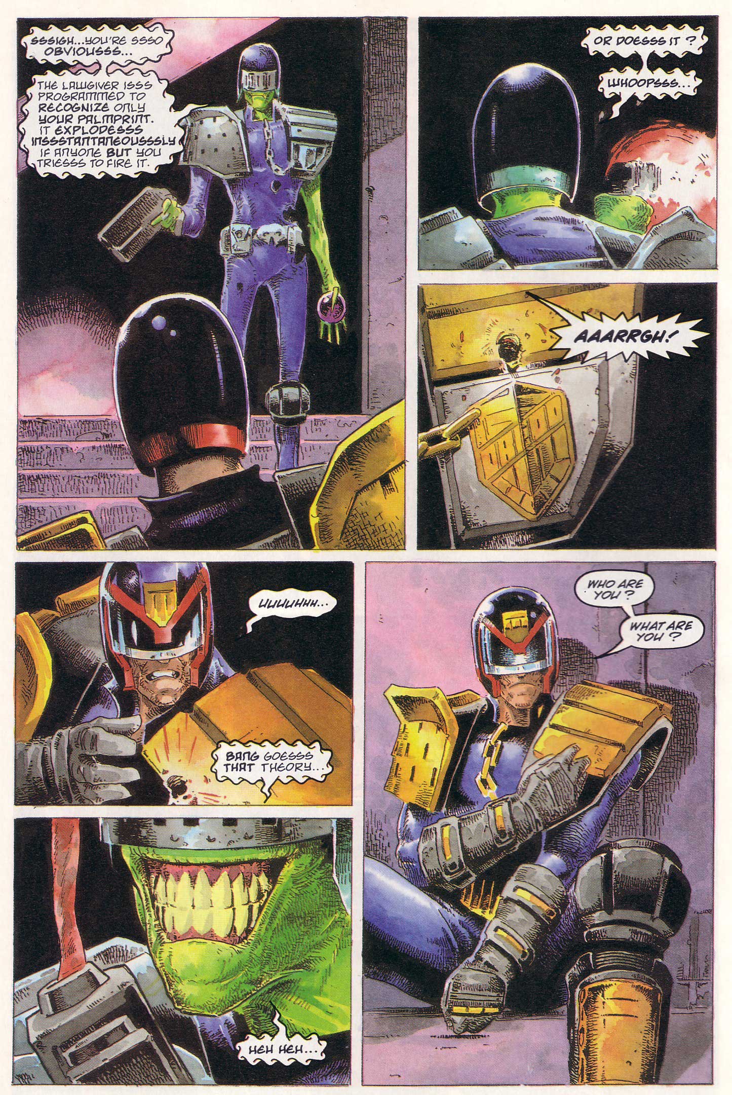 Read online Judge Dredd Lawman of the Future comic -  Issue #8 - 12