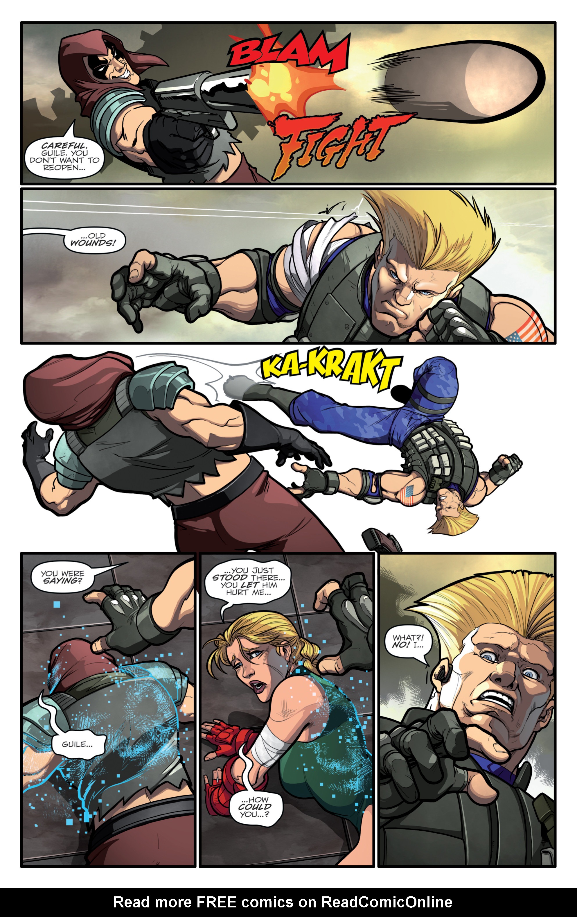 Read online Street Fighter X G.I. Joe comic -  Issue #3 - 14
