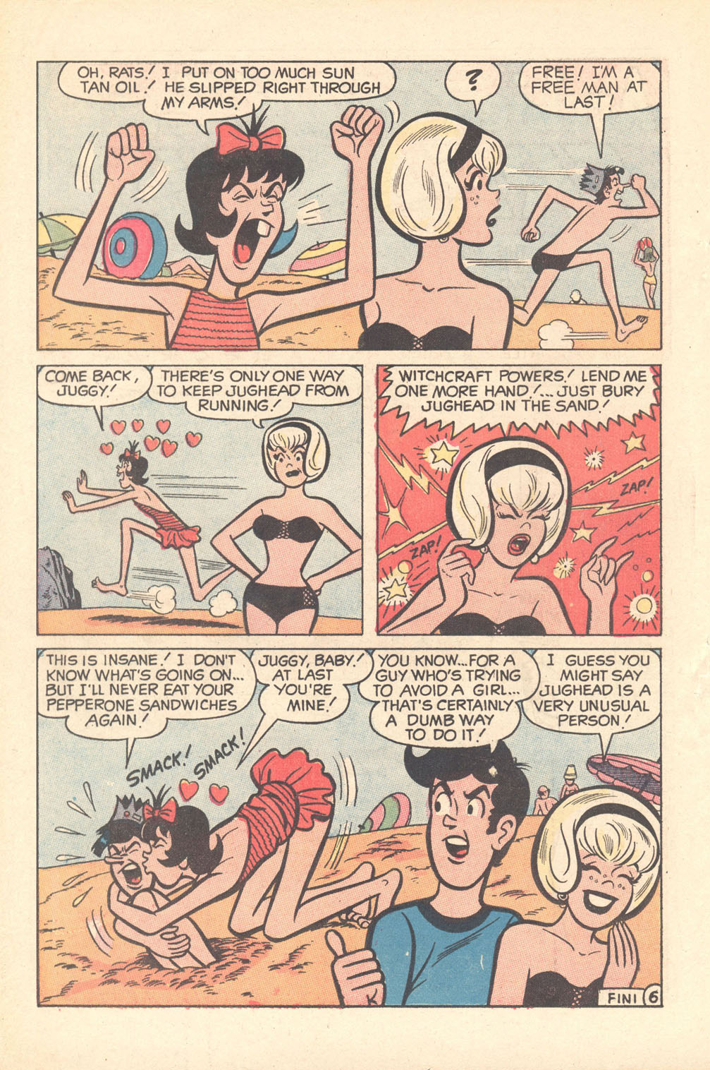 Read online Archie's TV Laugh-Out comic -  Issue #4 - 8