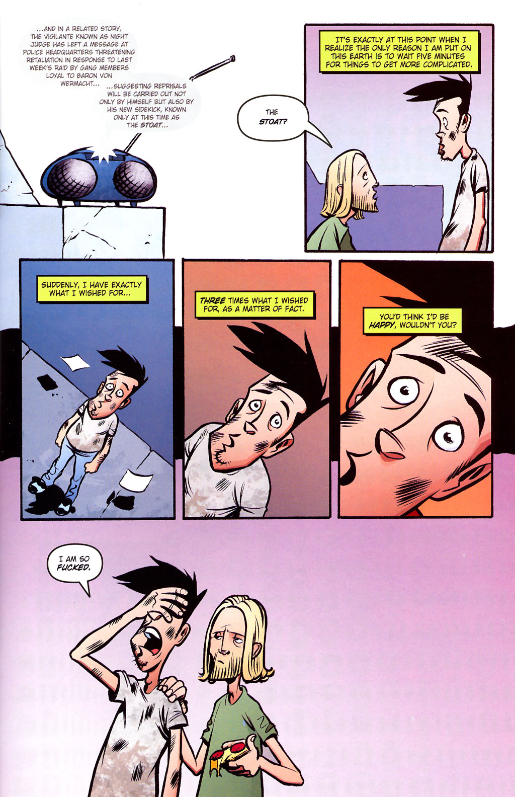 Read online Paul Jenkins' Sidekick comic -  Issue #1 - 25