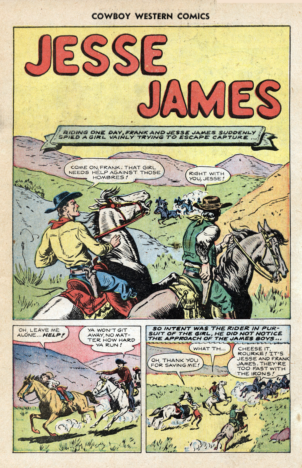 Read online Cowboy Western Comics (1948) comic -  Issue #25 - 3