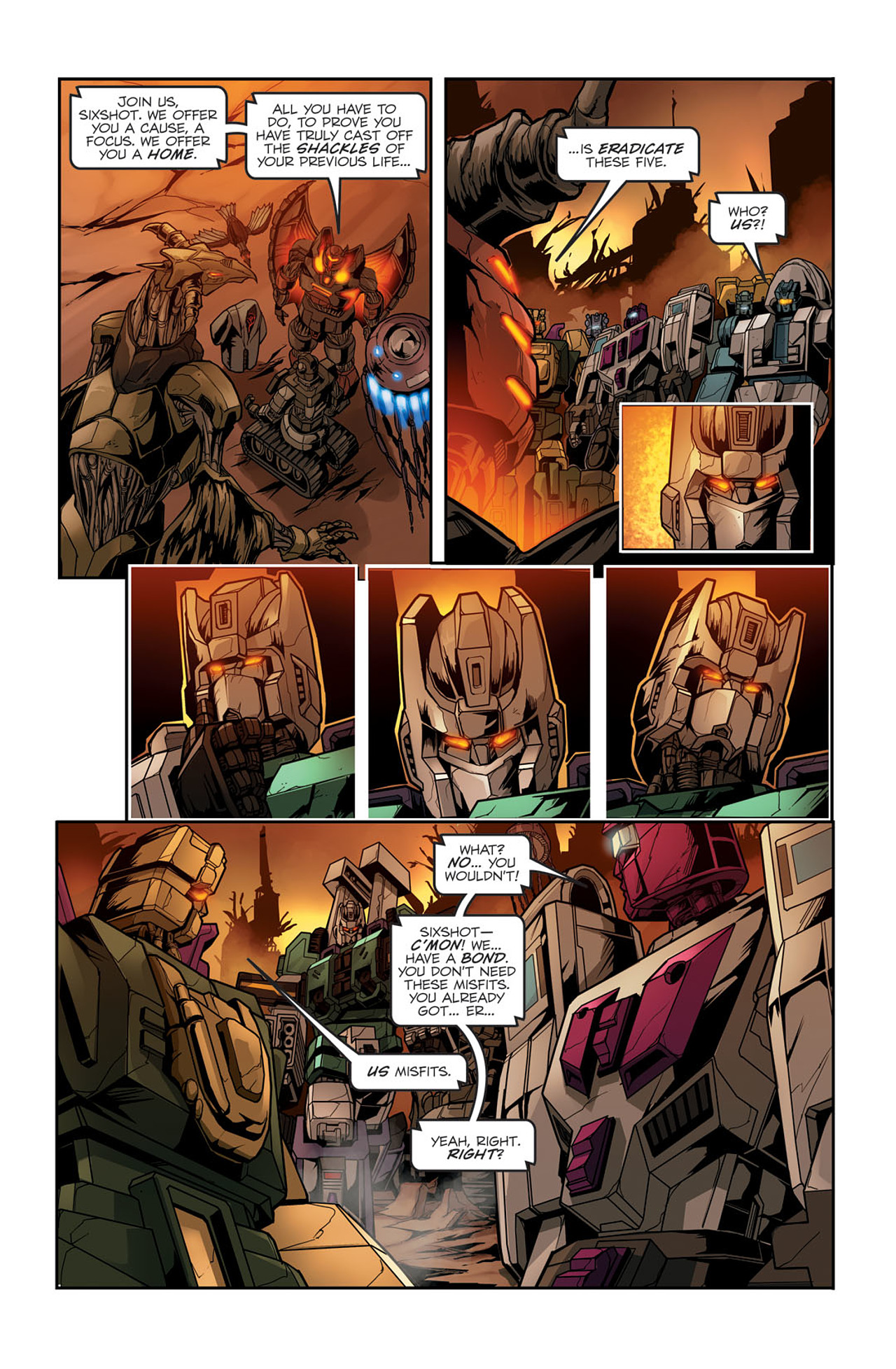 Read online Transformers Spotlight: Sixshot comic -  Issue # Full - 22
