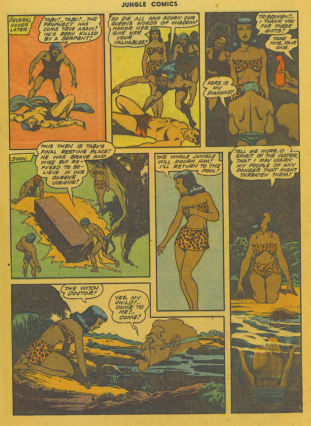 Read online Jungle Comics comic -  Issue #50 - 25