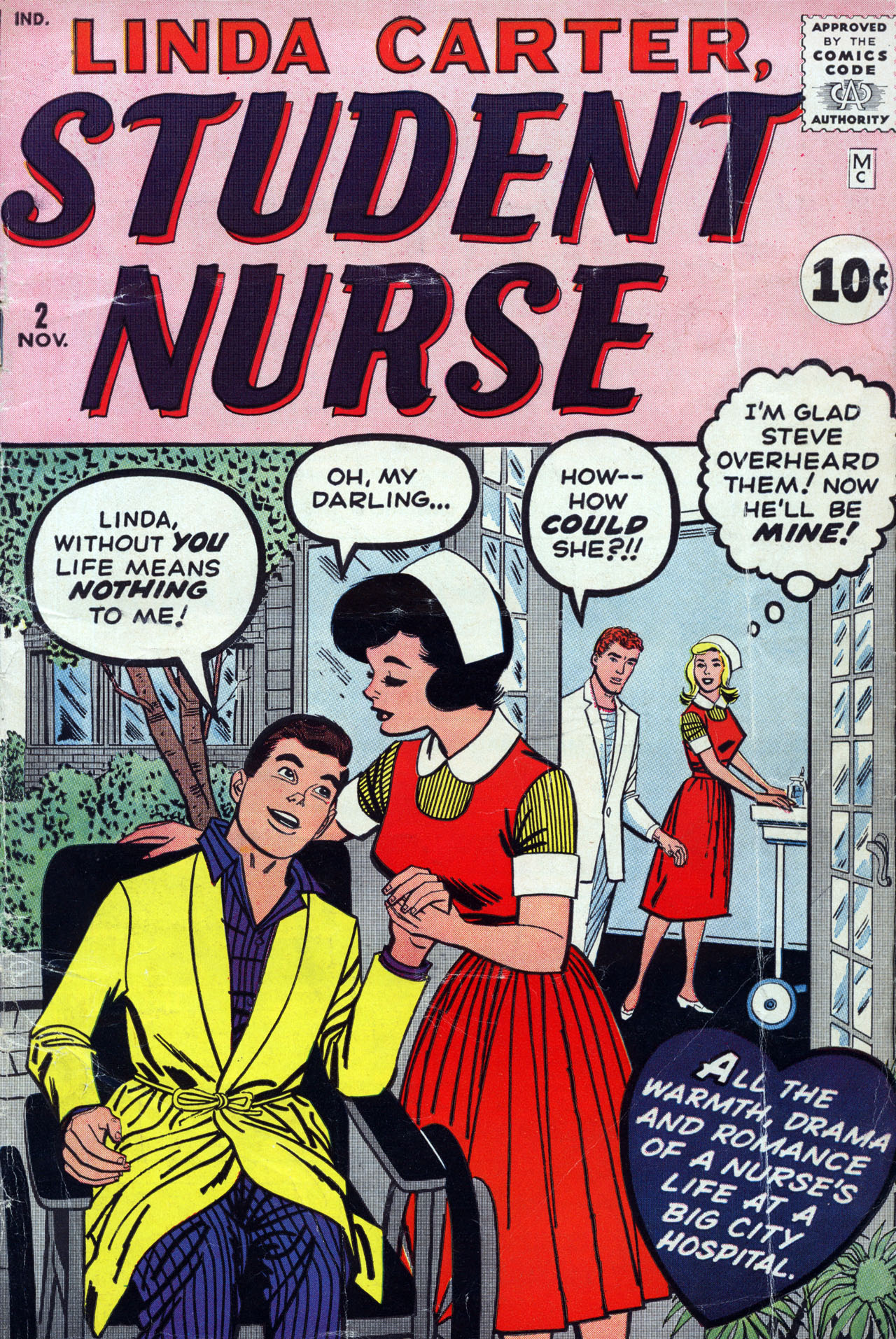 Read online Linda Carter, Student Nurse comic -  Issue #2 - 1