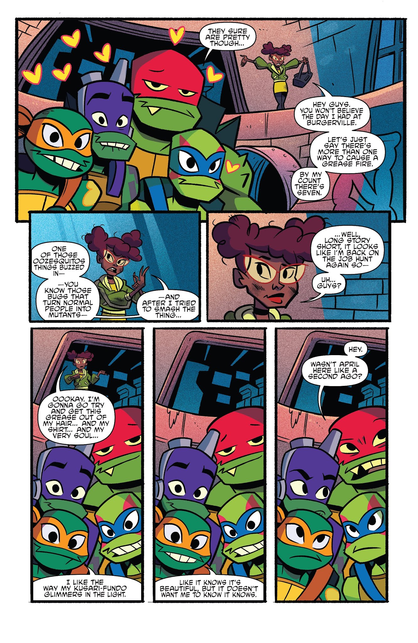 Read online Teenage Mutant Ninja Turtles: Bebop & Rocksteady Hit the Road comic -  Issue #5 - 28