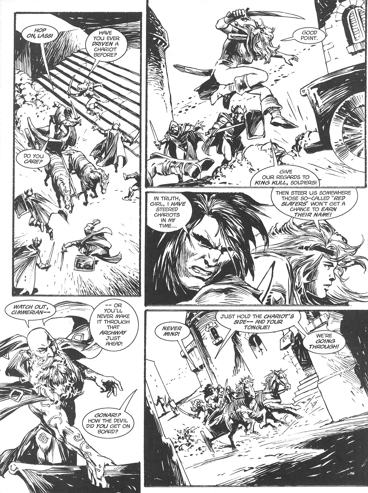 Read online The Savage Sword Of Conan comic -  Issue #226 - 7