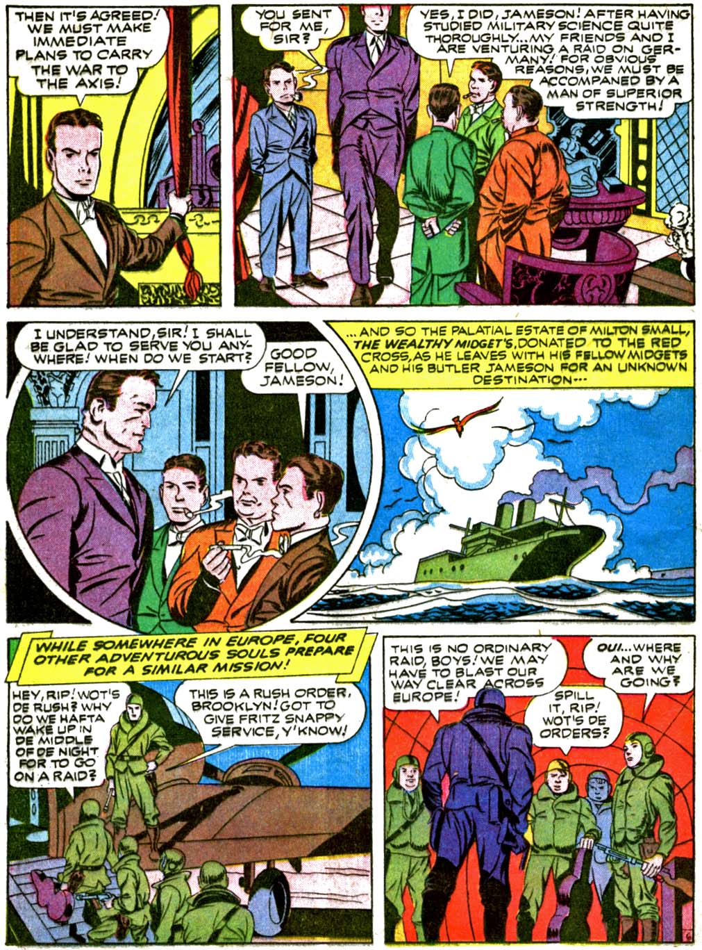 Read online Boy Commandos comic -  Issue #1 - 36