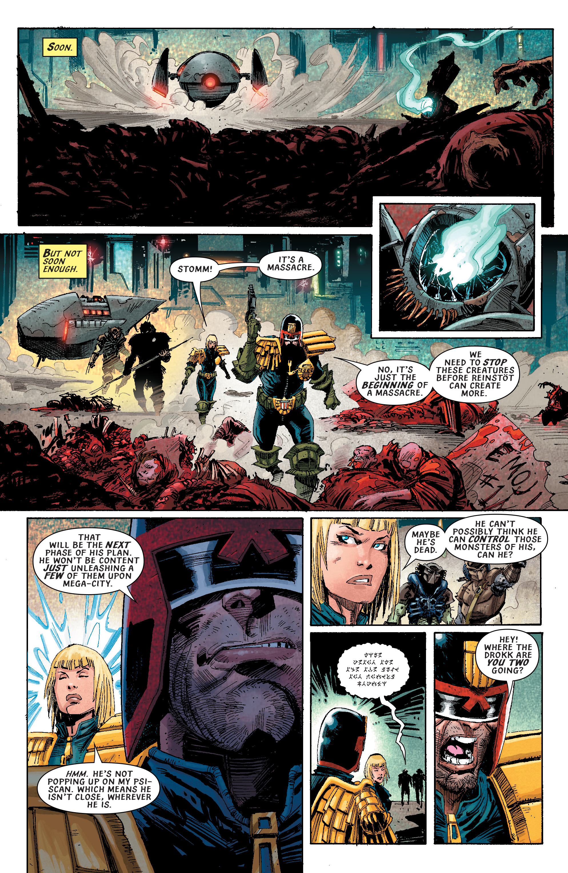 Read online Predator Vs. Judge Dredd Vs. Aliens comic -  Issue #4 - 10