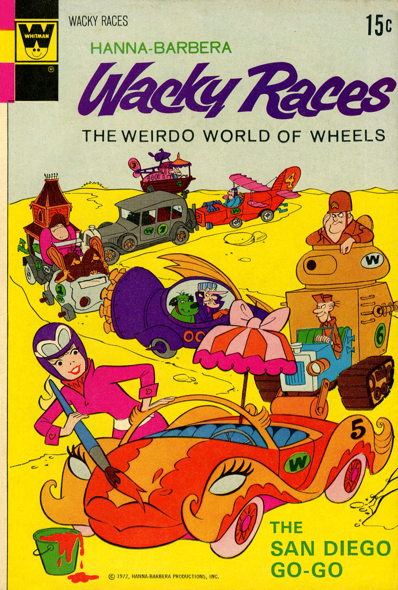 Read online Hanna-Barbera Wacky Races comic -  Issue #7 - 1