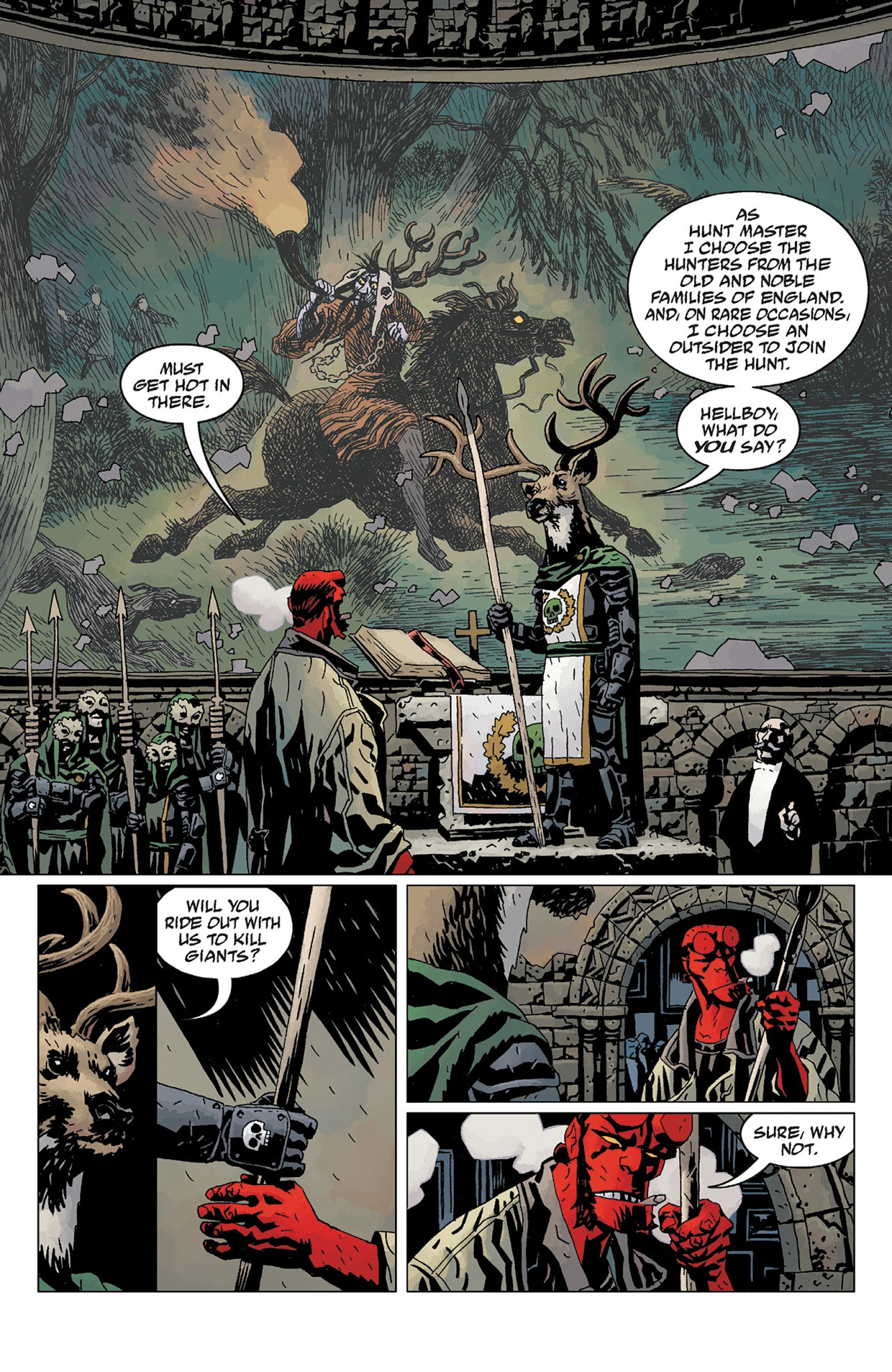 Read online Hellboy: The Wild Hunt comic -  Issue # TPB - 24
