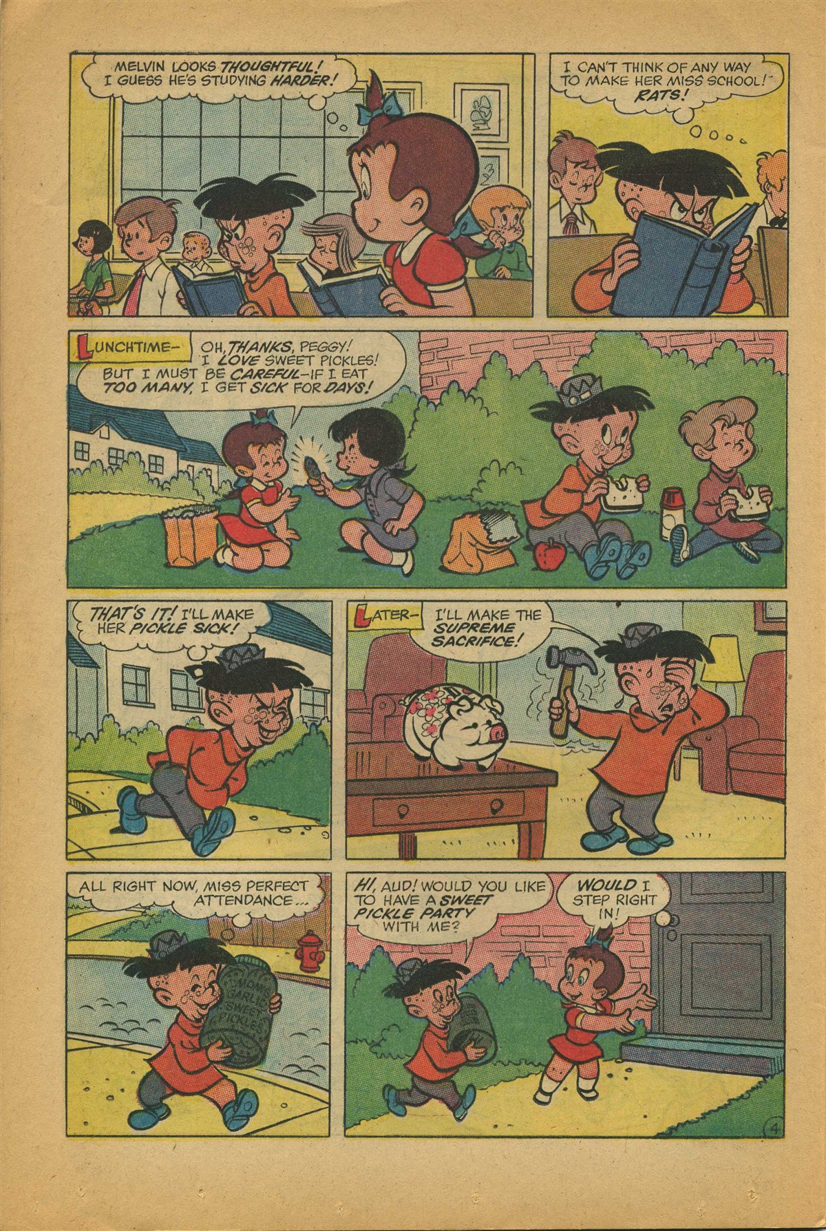 Read online Little Audrey And Melvin comic -  Issue #25 - 24
