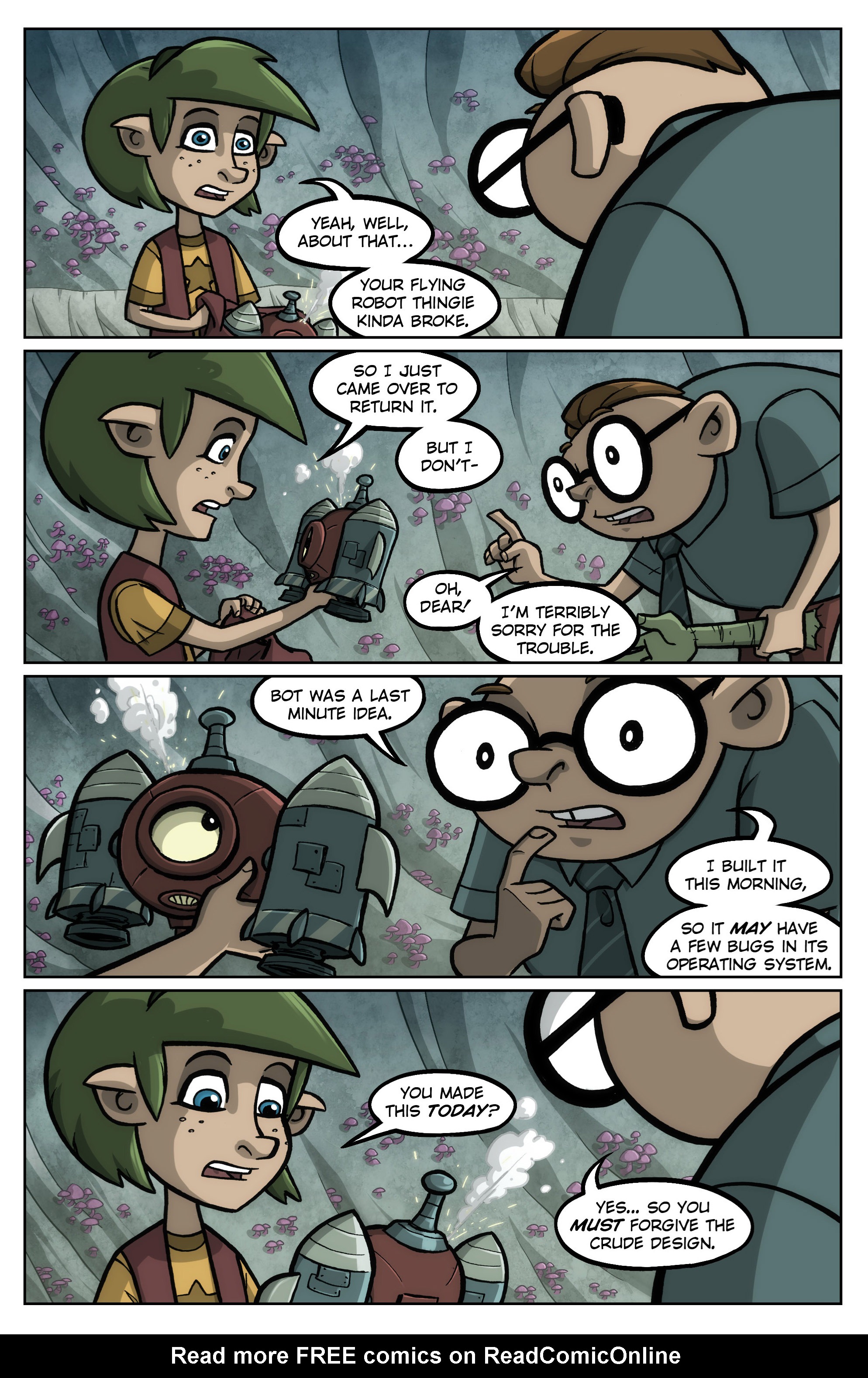 Read online Oddly Normal (2014) comic -  Issue #8 - 12