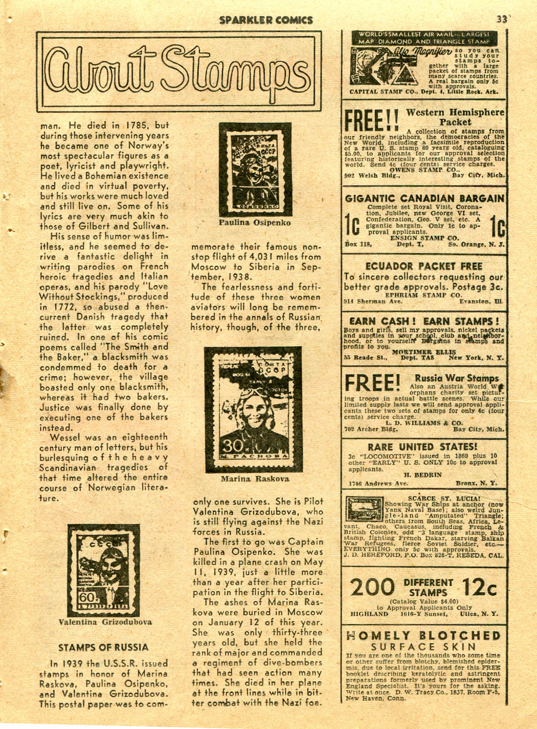 Read online Sparkler Comics comic -  Issue #24 - 35