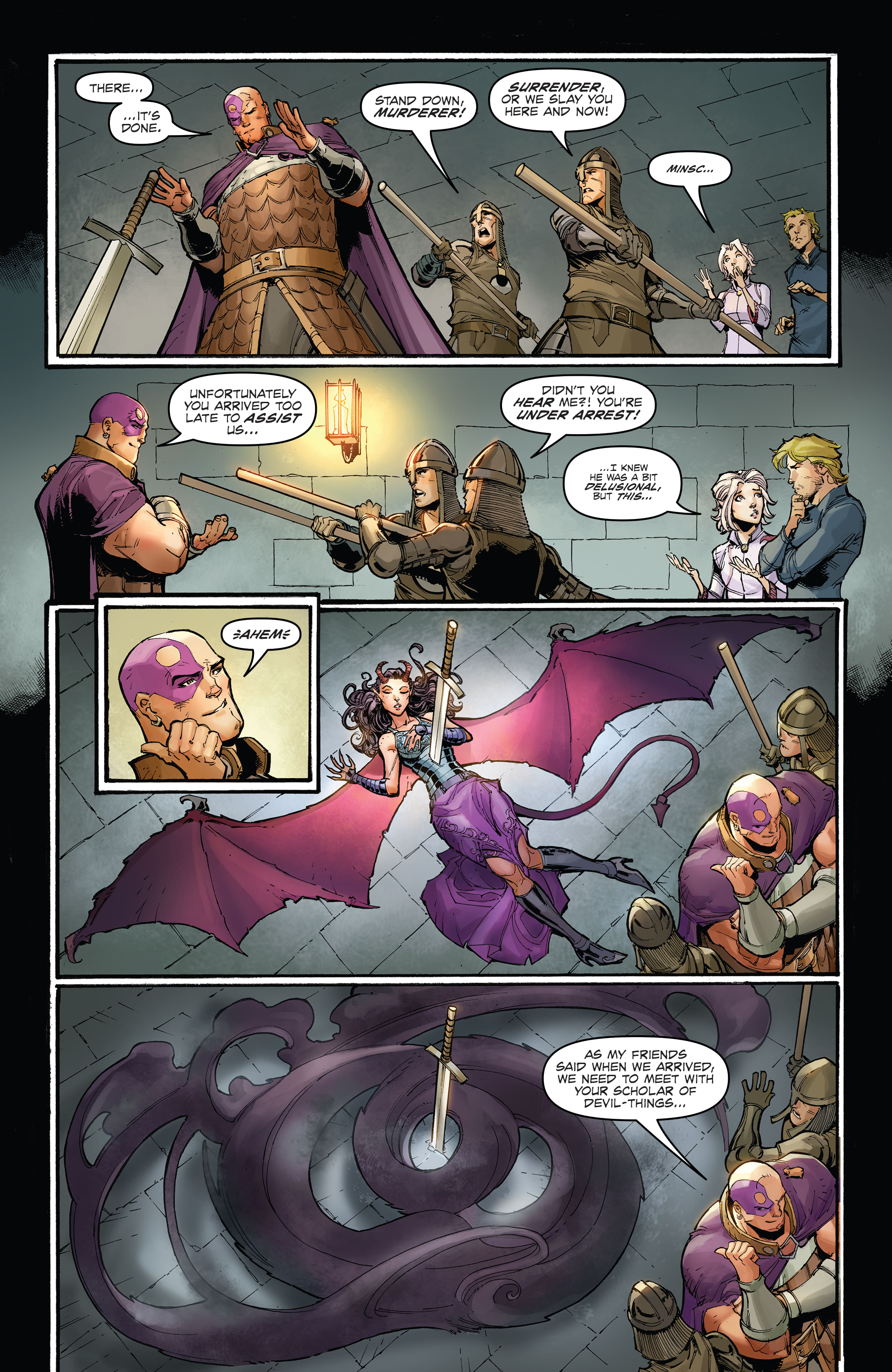 Read online Dungeons & Dragons: Infernal Tides comic -  Issue #2 - 16