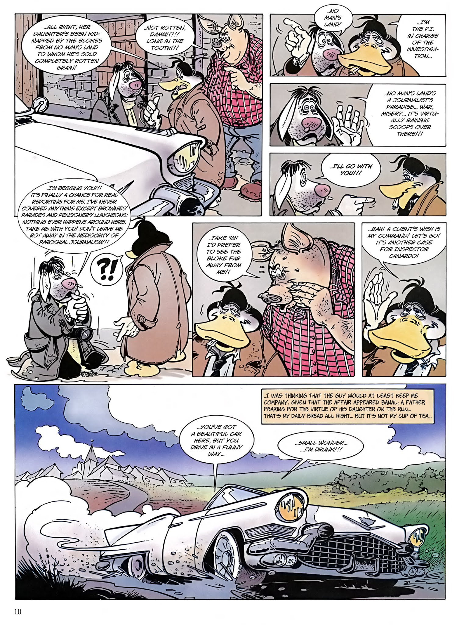 Read online Une enquête de l'inspecteur Canardo comic -  Issue #6 - 9