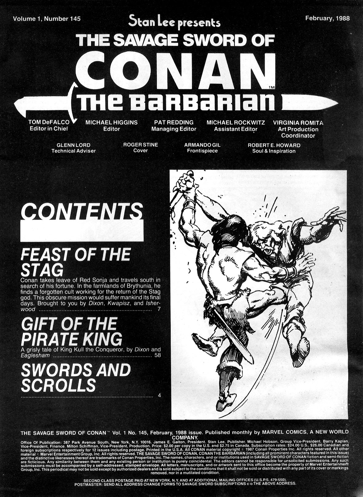 Read online The Savage Sword Of Conan comic -  Issue #145 - 3