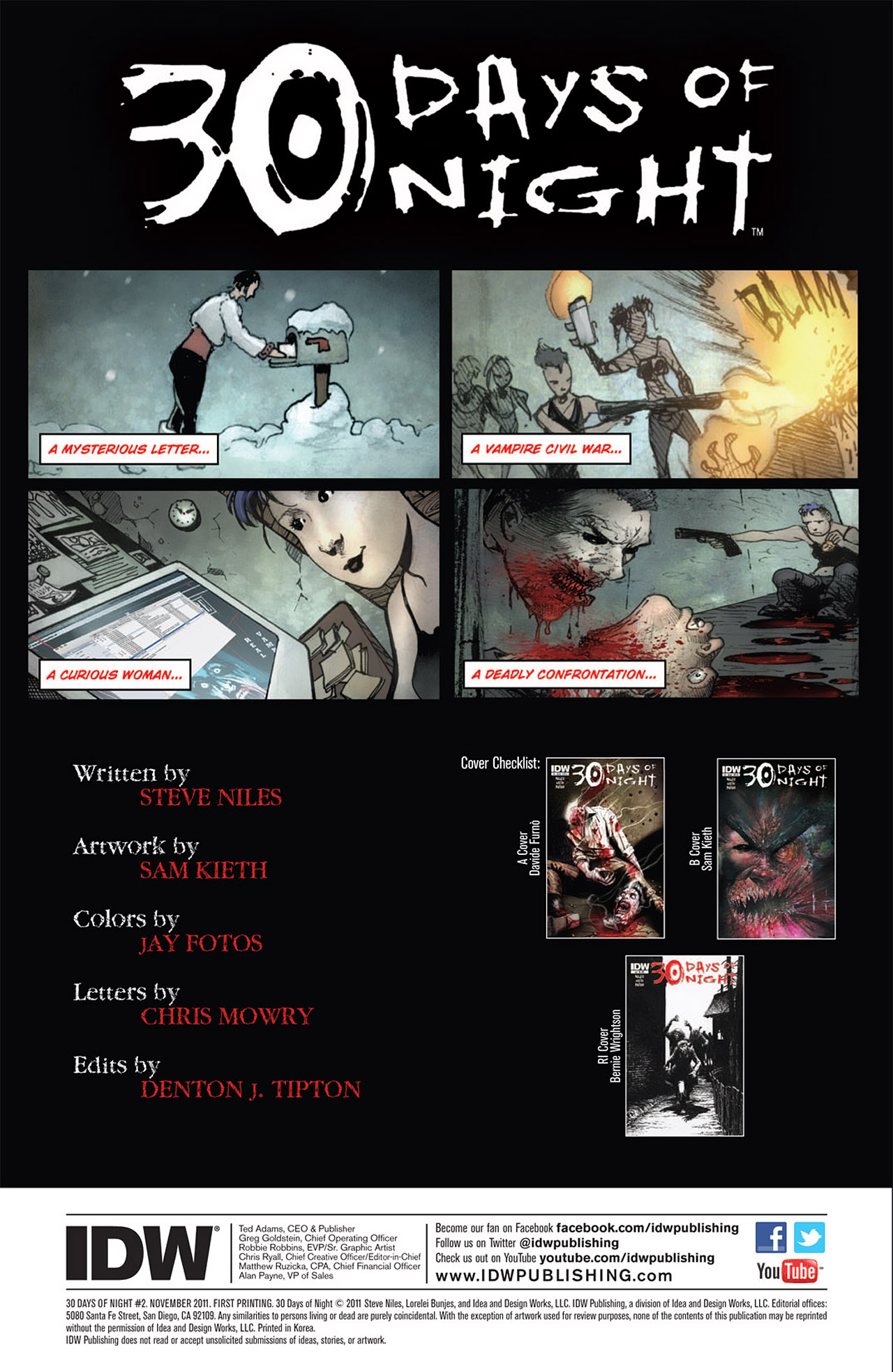 Read online 30 Days of Night (2011) comic -  Issue #2 - 4