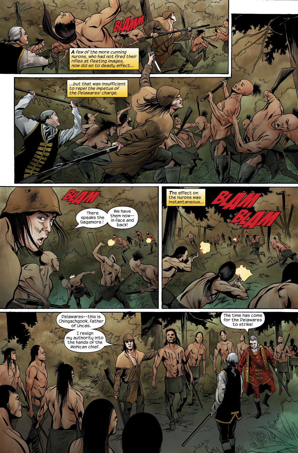 Read online The Last of the Mohicans comic -  Issue #6 - 12