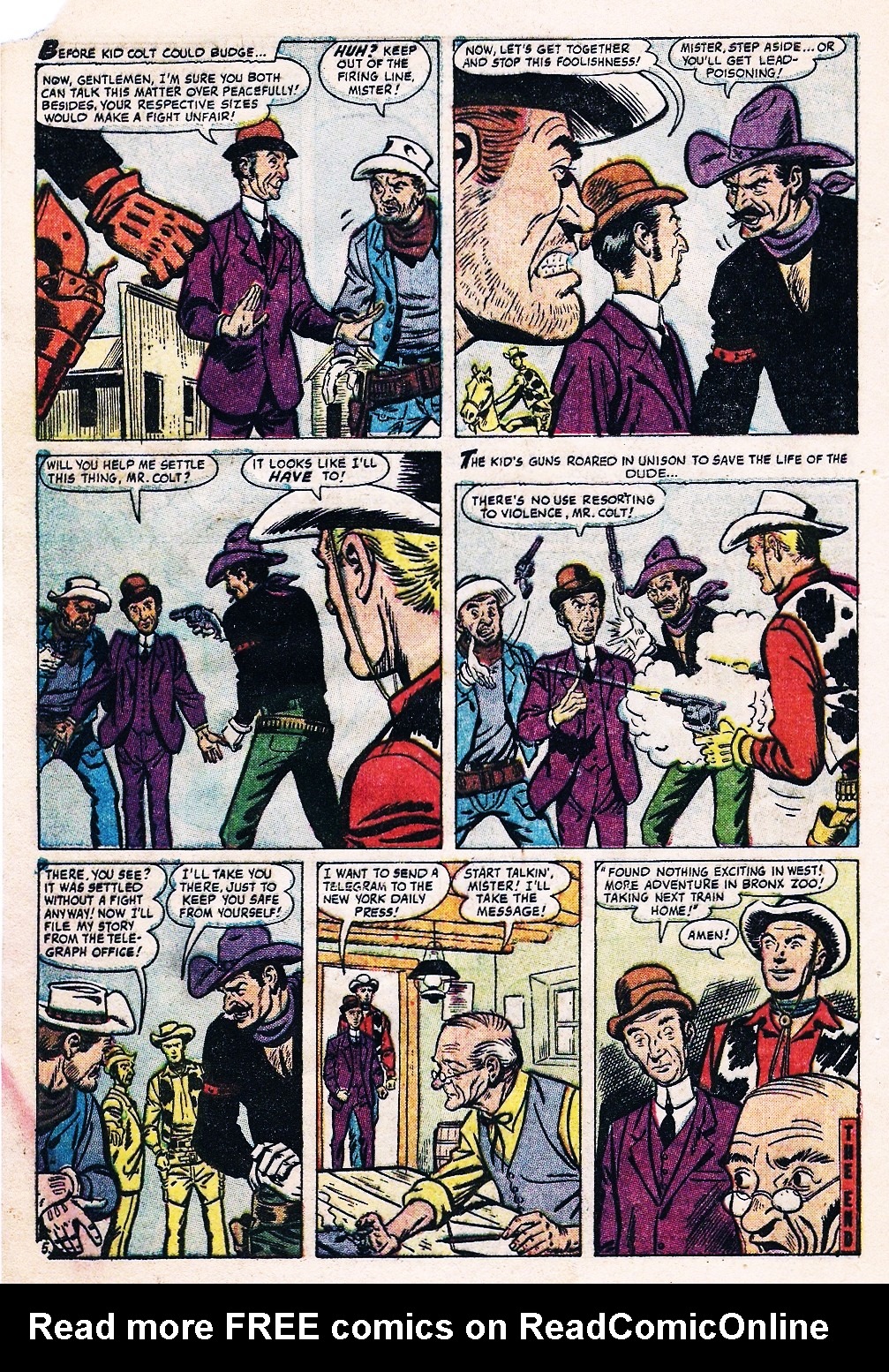 Read online Kid Colt Outlaw comic -  Issue #67 - 32