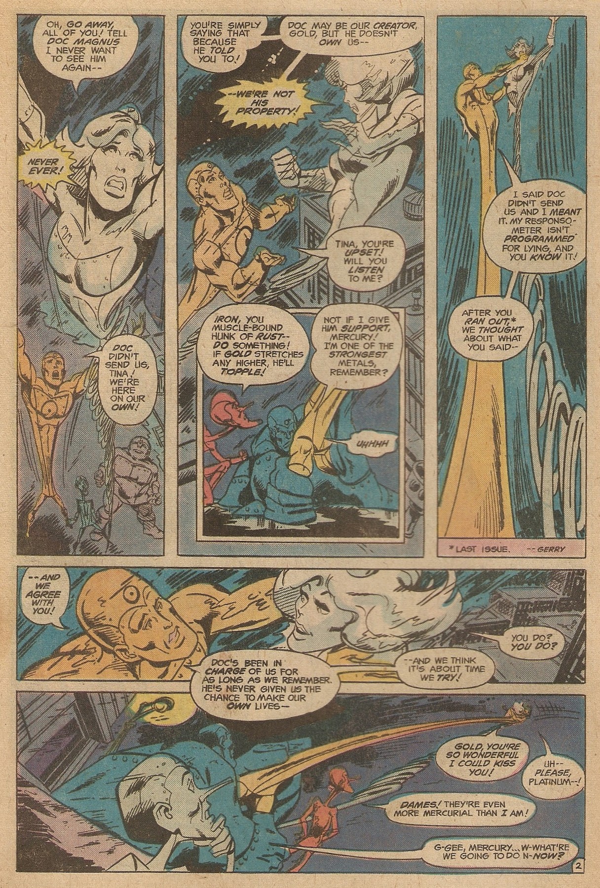 Read online Metal Men (1963) comic -  Issue #54 - 4