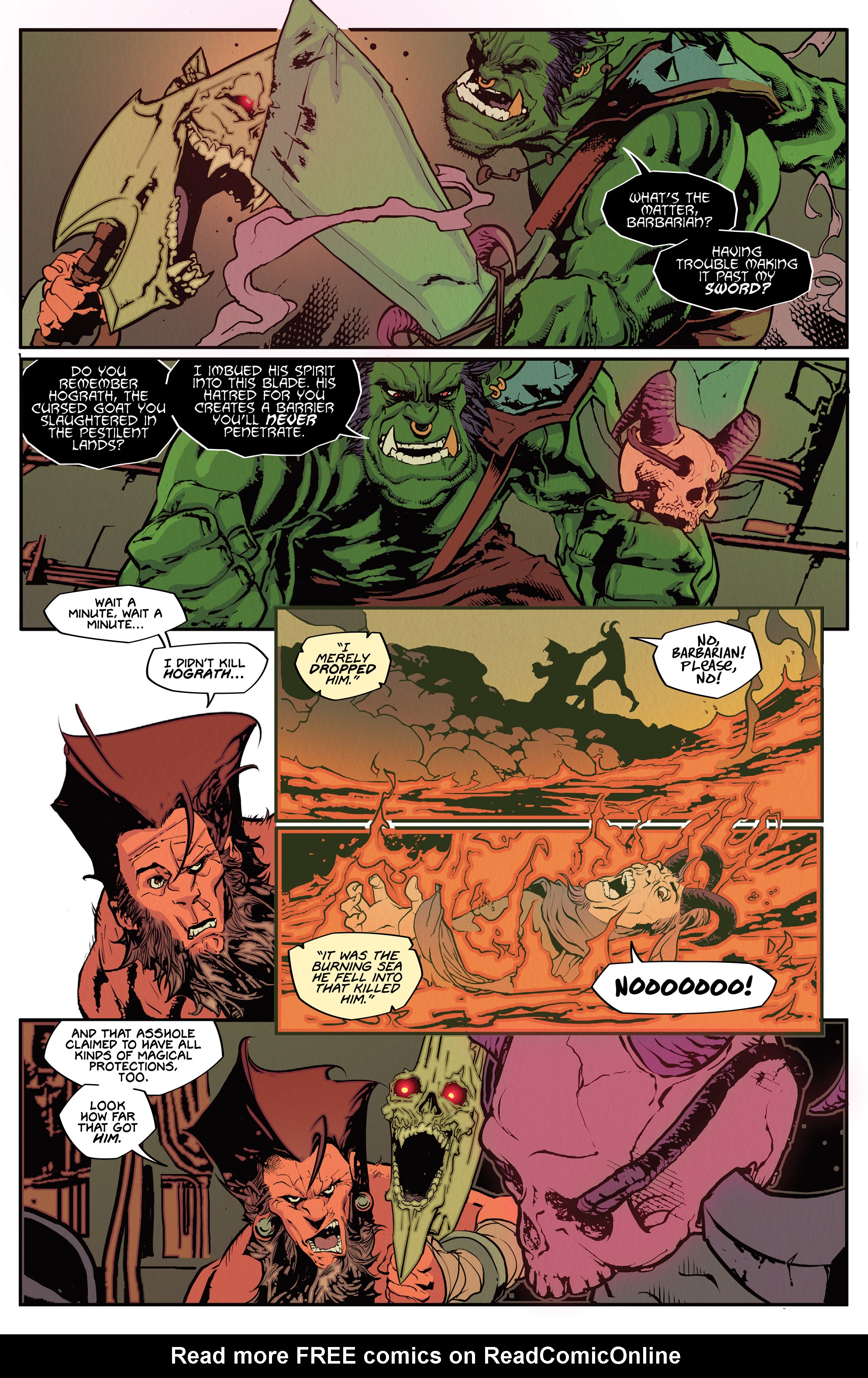 Read online Barbaric: Axe to Grind comic -  Issue #3 - 21