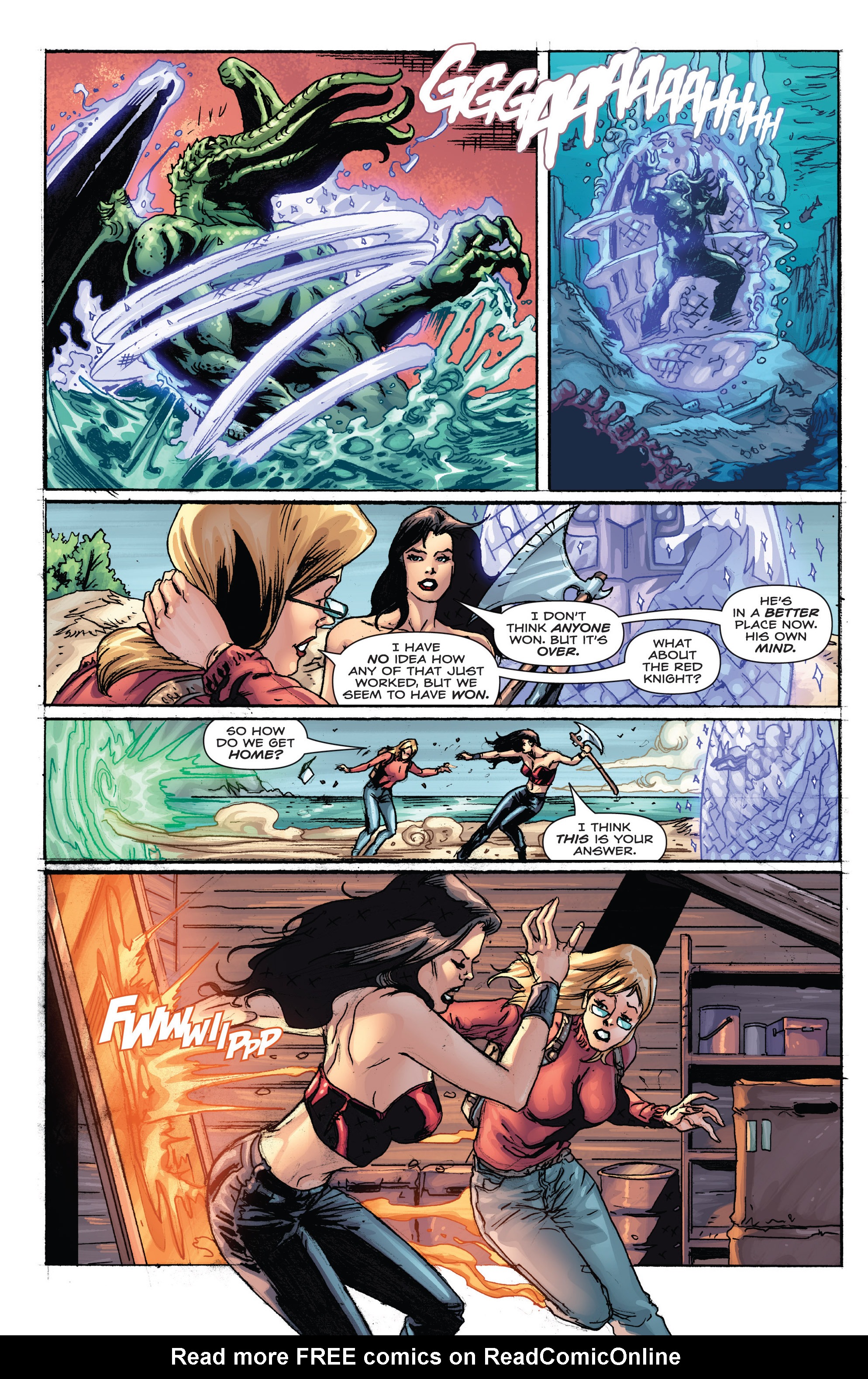 Read online Grimm Fairy Tales presents Call of Wonderland comic -  Issue # TPB - 96