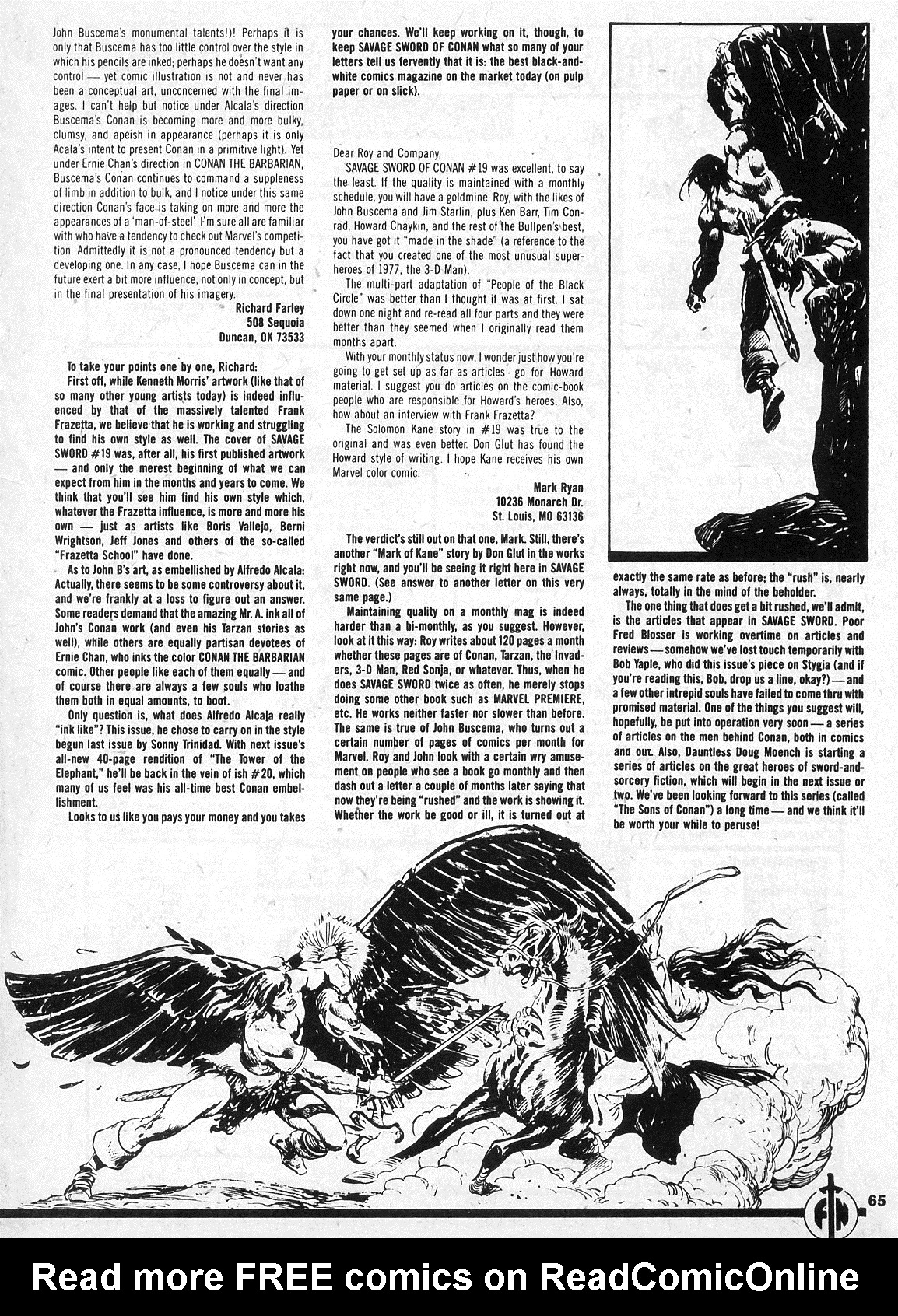 The Savage Sword Of Conan Issue #23 #24 - English 60