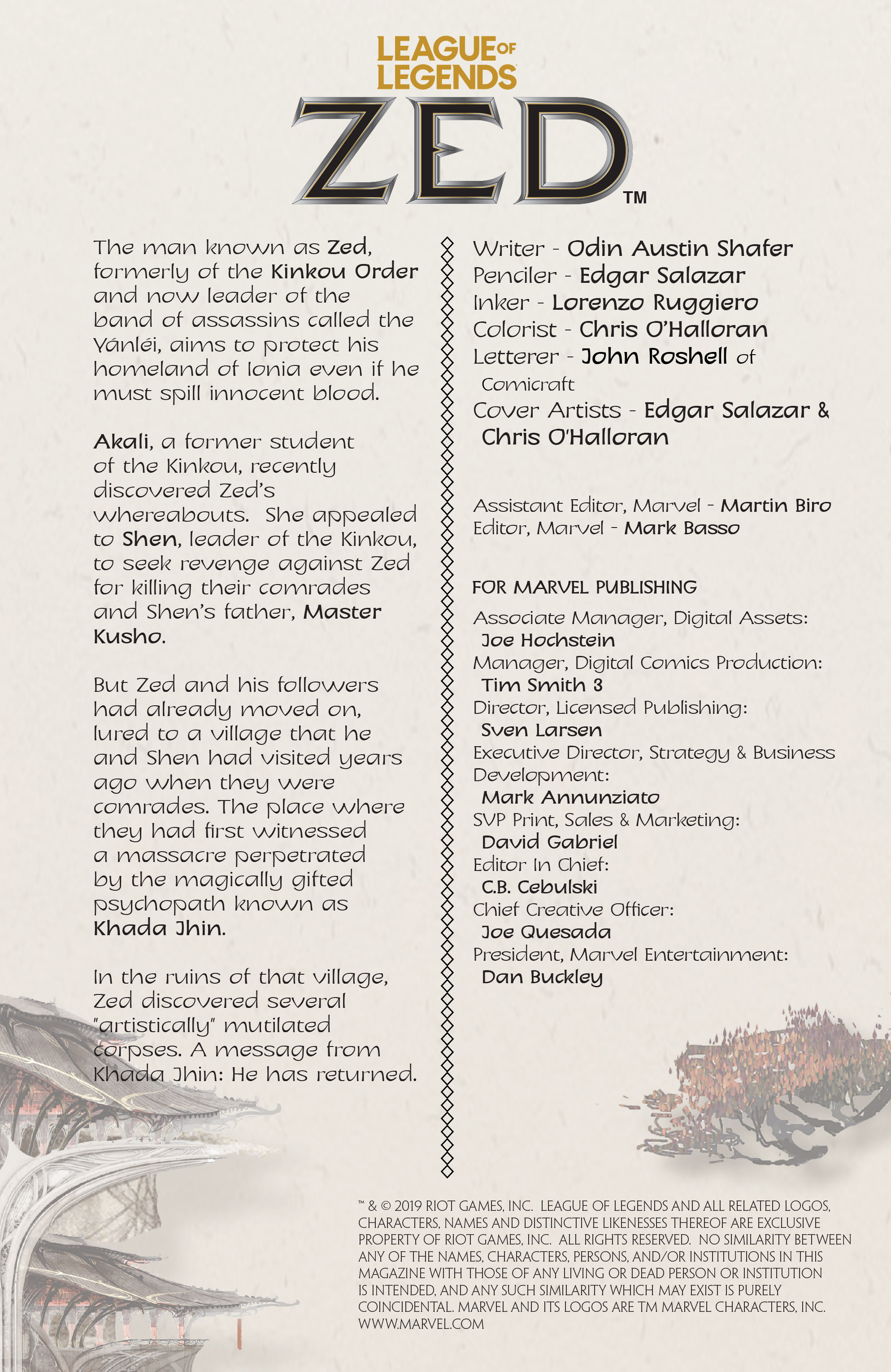 Read online League of Legends: Zed comic -  Issue #2 - 3