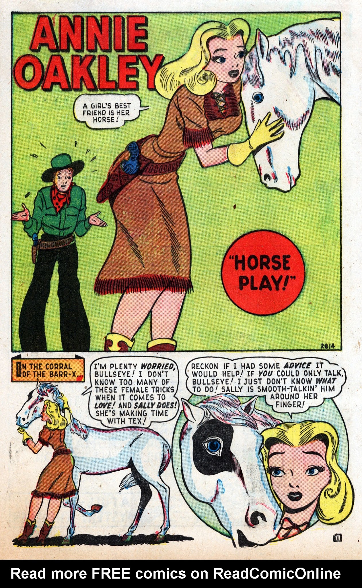 Read online Annie Oakley comic -  Issue #3 - 28