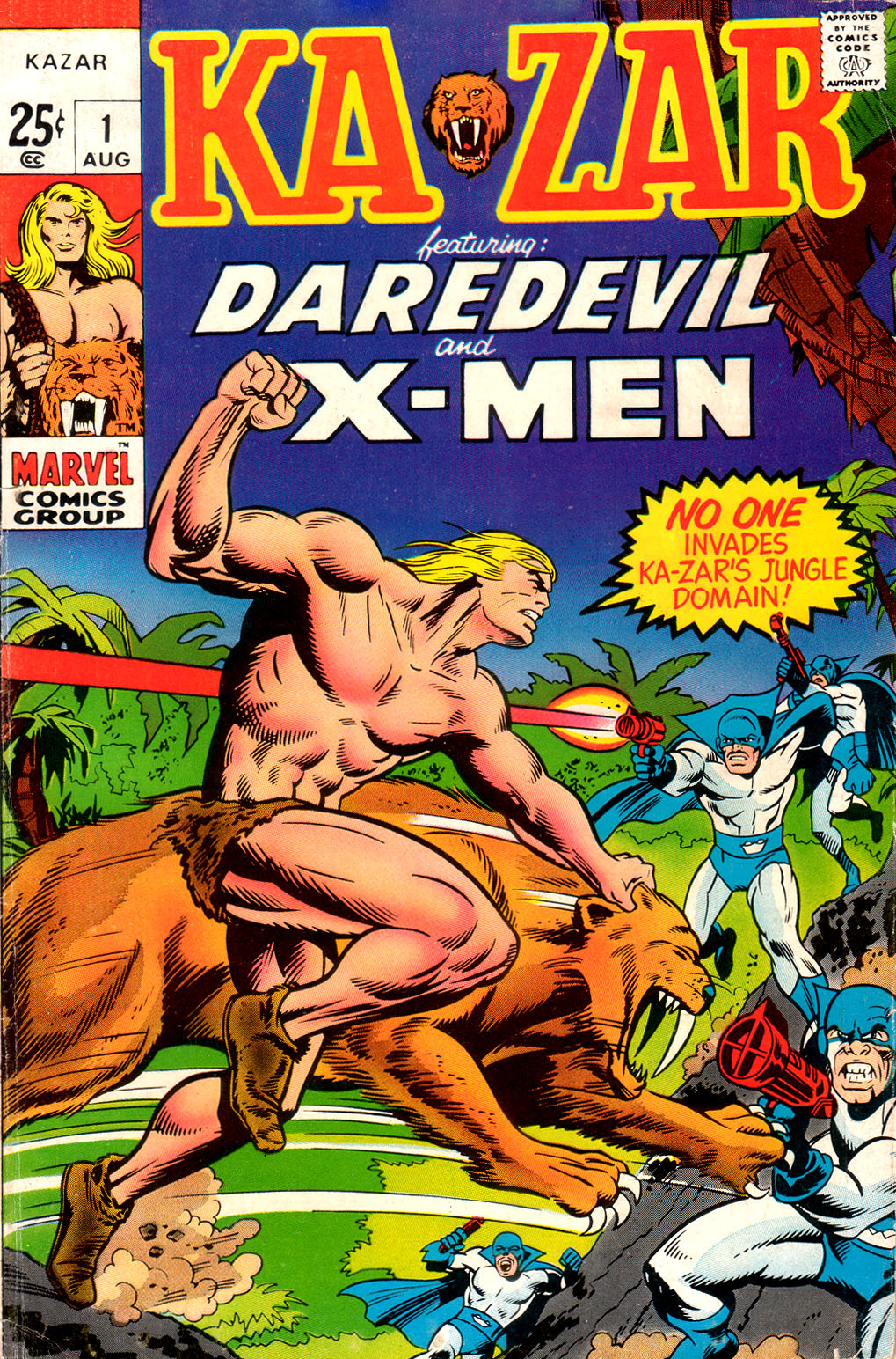 Read online Ka-Zar (1970) comic -  Issue #1 - 1