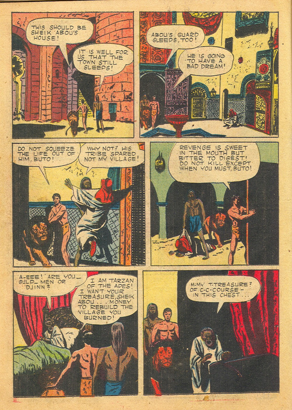 Read online Tarzan (1948) comic -  Issue #11 - 22