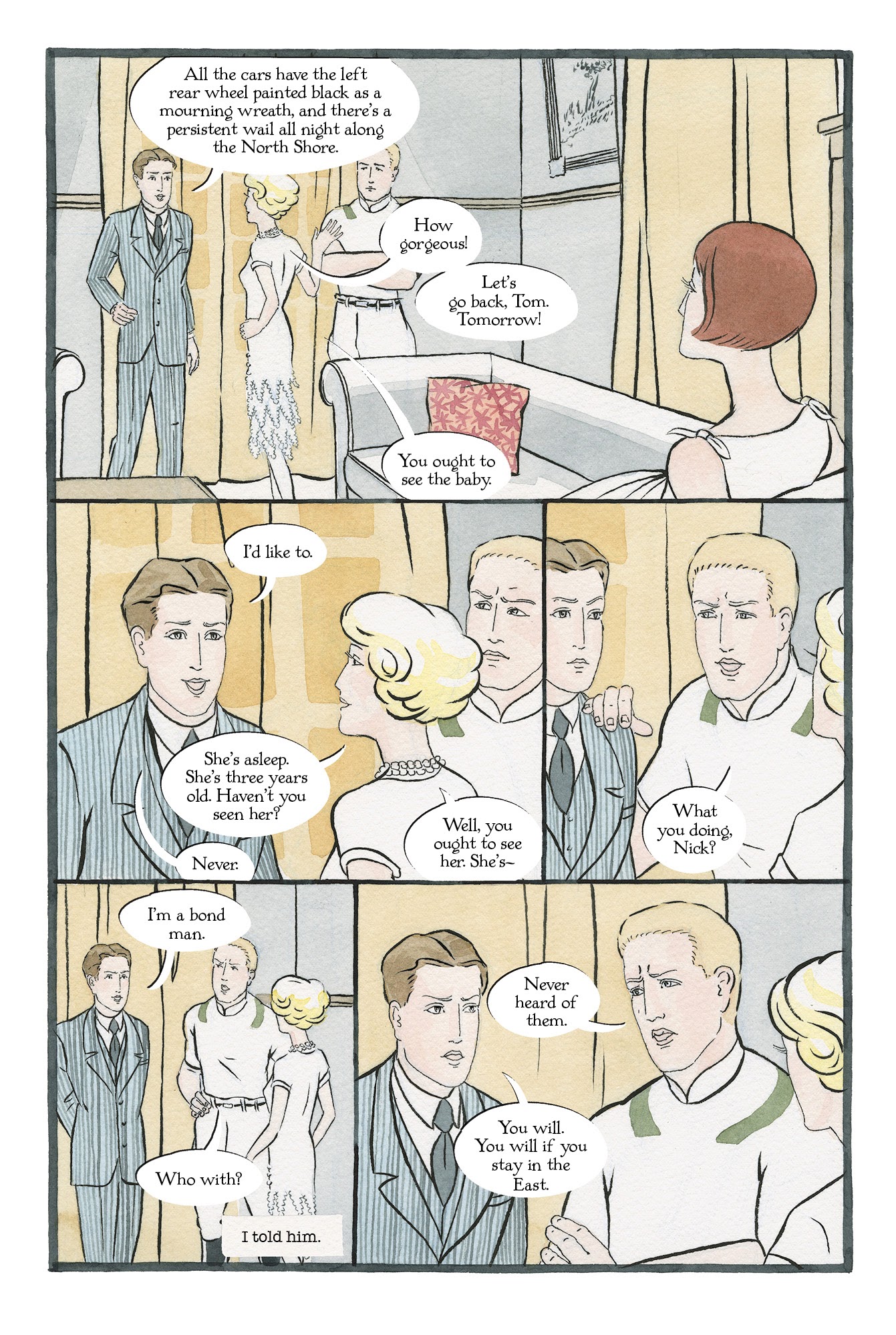 Read online The Great Gatsby: The Graphic Novel comic -  Issue # TPB (Part 1) - 19