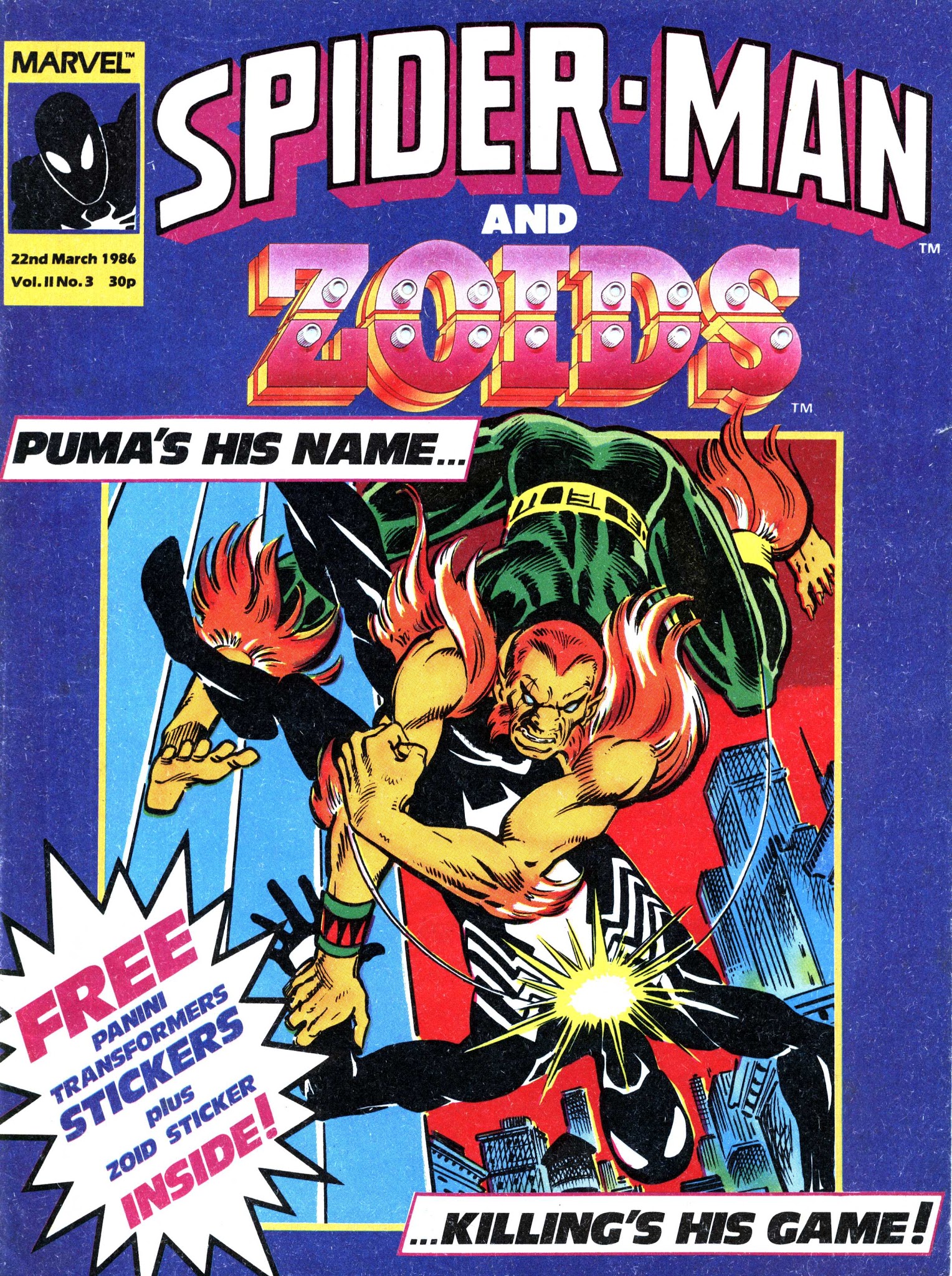 Read online Spider-Man and Zoids comic -  Issue #3 - 1