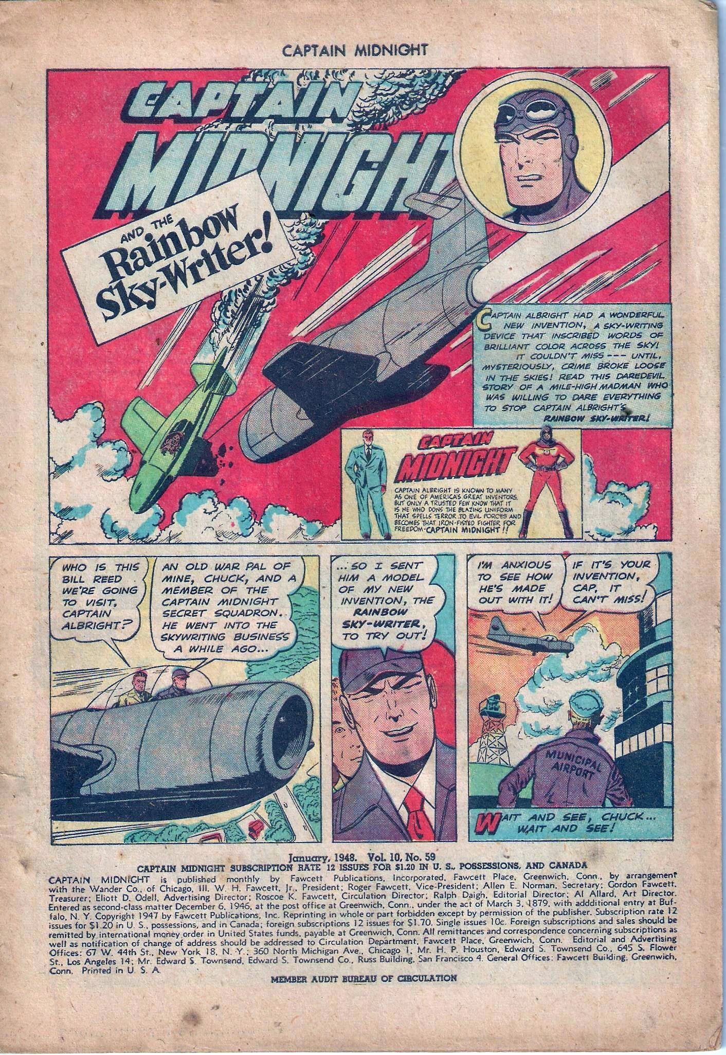Read online Captain Midnight (1942) comic -  Issue #59 - 2