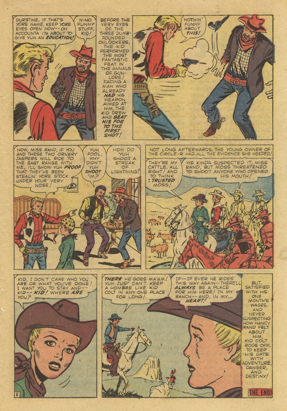 Read online Kid Colt Outlaw comic -  Issue #87 - 7