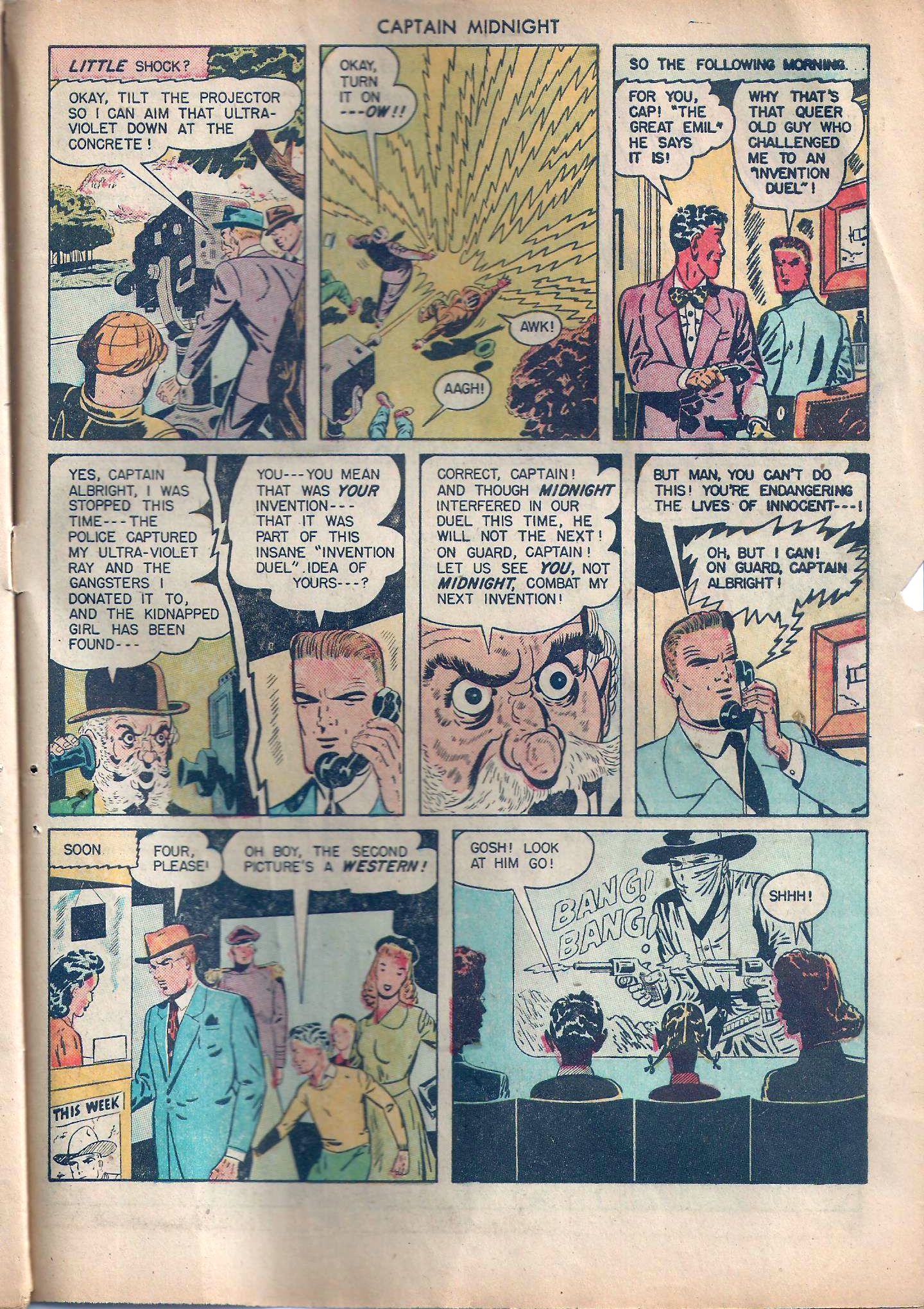 Read online Captain Midnight (1942) comic -  Issue #44 - 48