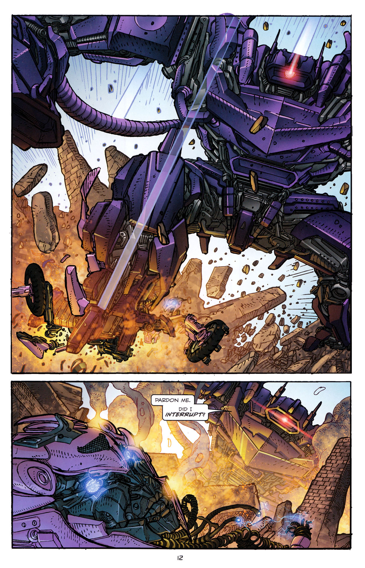 Read online Transformers: Dark of the Moon Rising Storm comic -  Issue #4 - 13