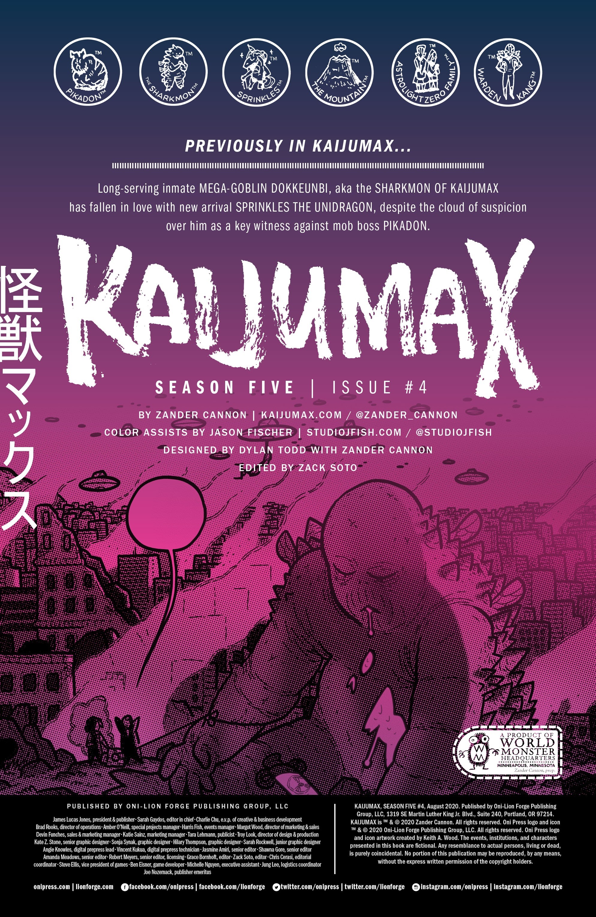 Read online Kaijumax Season 5 comic -  Issue #4 - 2