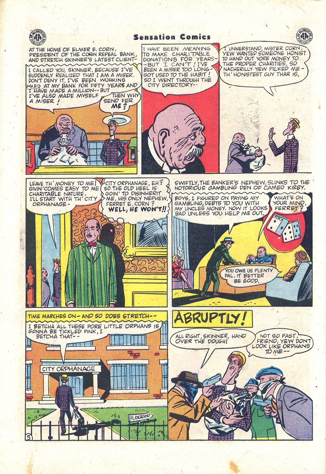 Read online Sensation (Mystery) Comics comic -  Issue #43 - 43