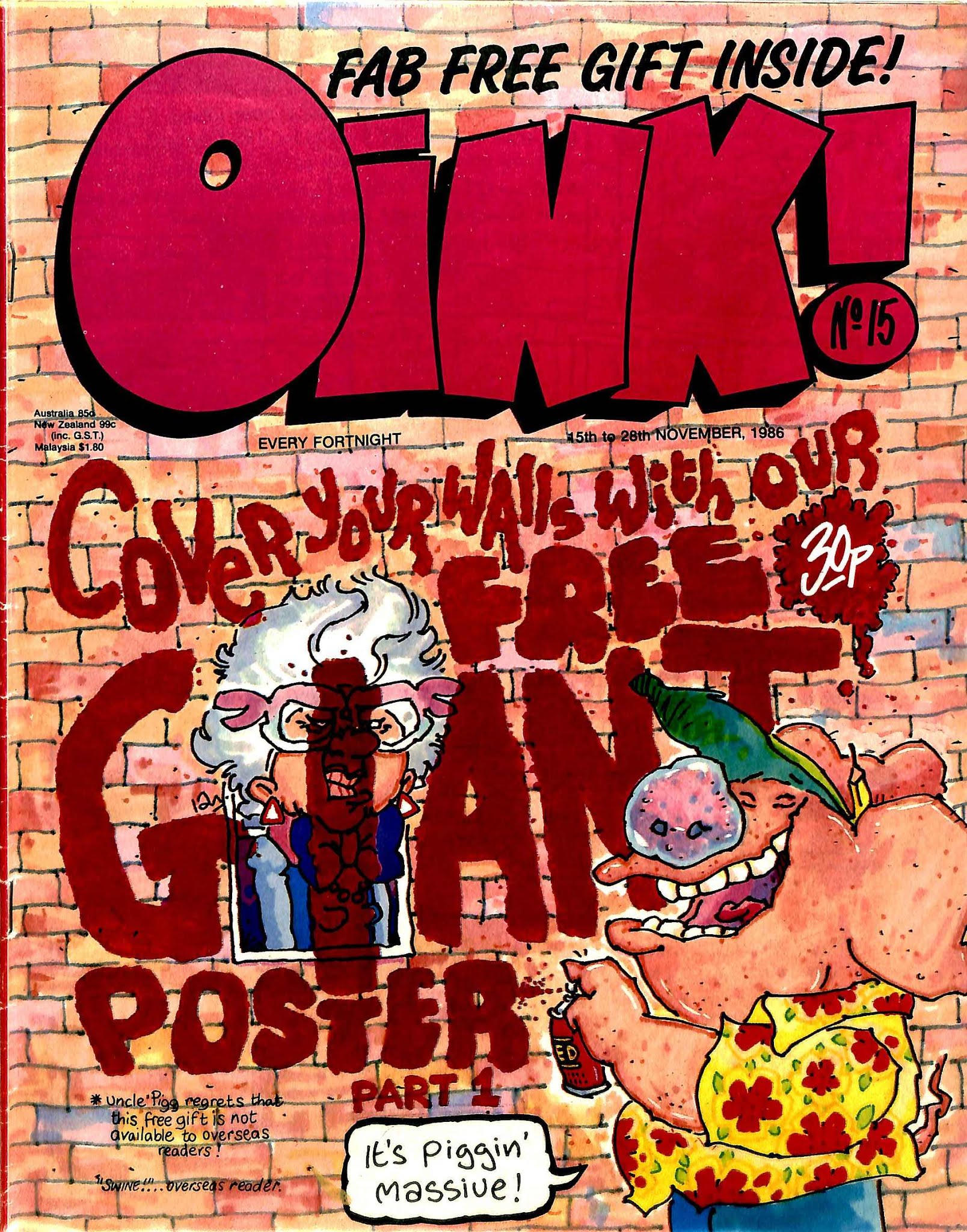 Read online Oink! comic -  Issue #15 - 1