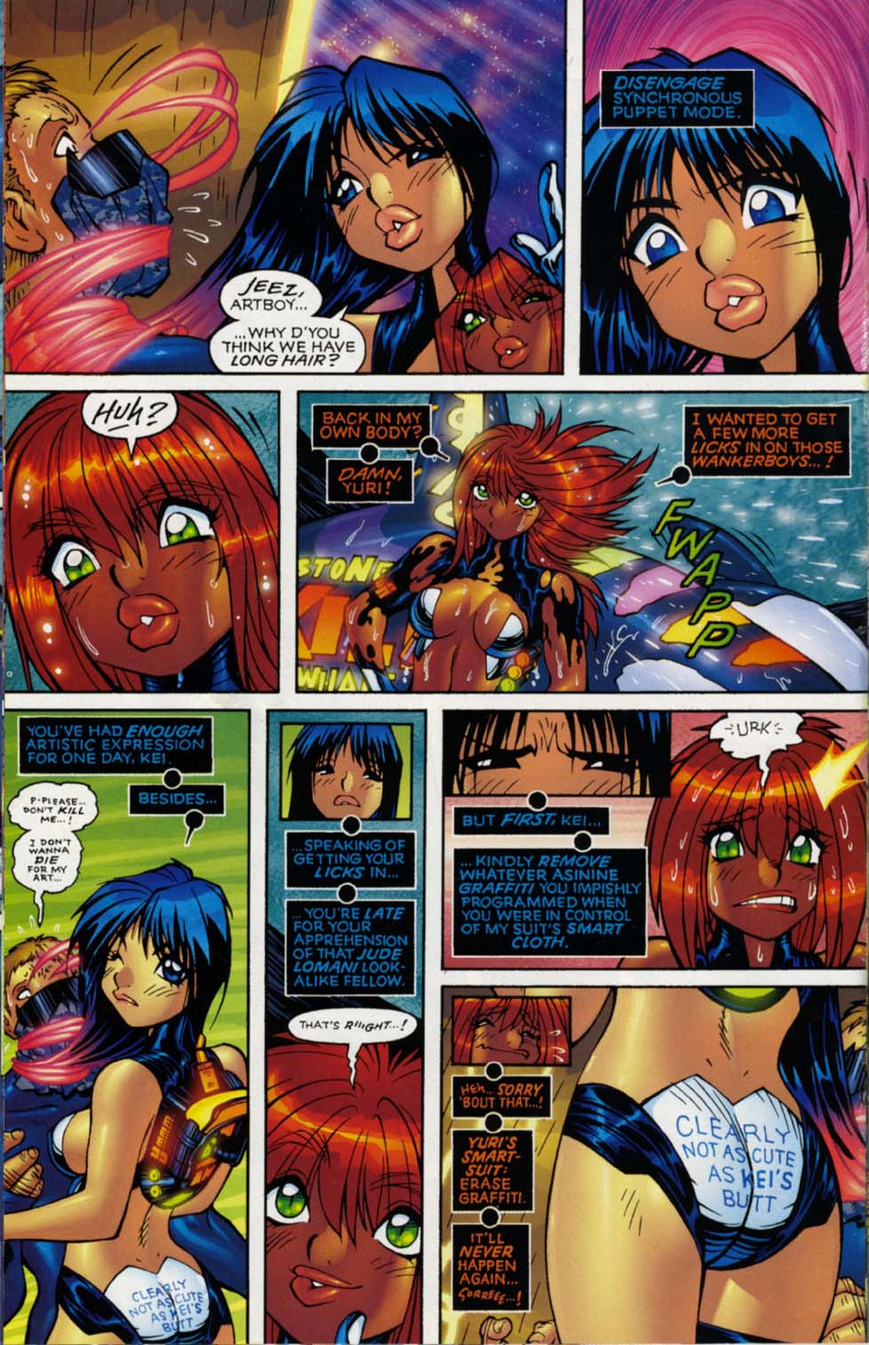 Read online Dirty Pair: Run From the Future comic -  Issue #2 - 20