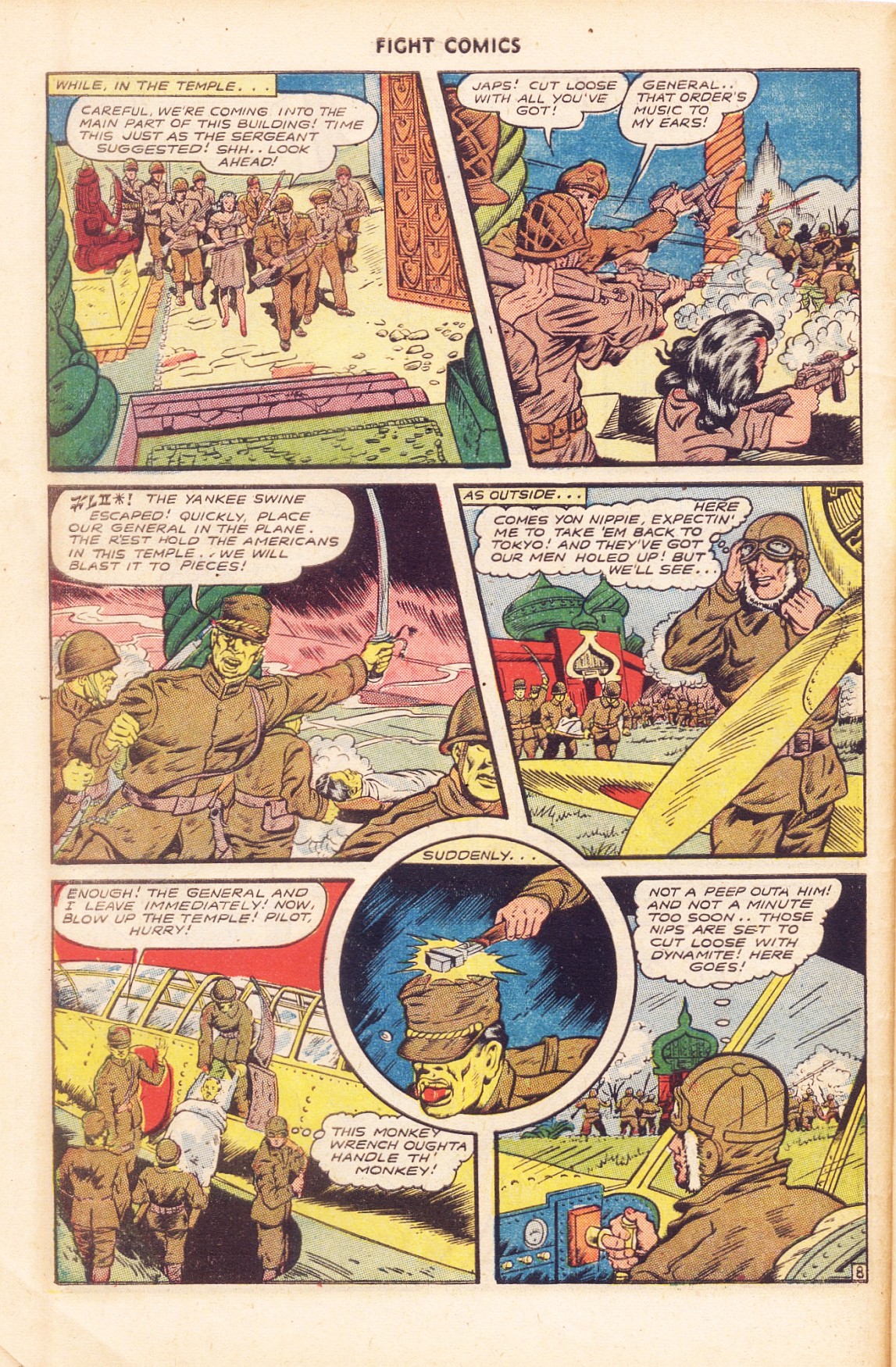 Read online Fight Comics comic -  Issue #37 - 10