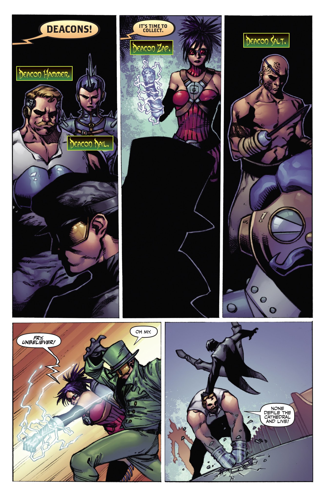 Read online Legenderry: Green Hornet comic -  Issue #2 - 14