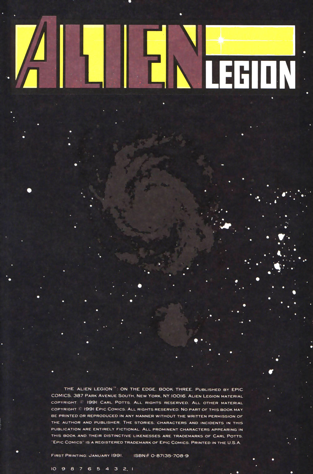 Read online Alien Legion: On the Edge comic -  Issue #3 - 3