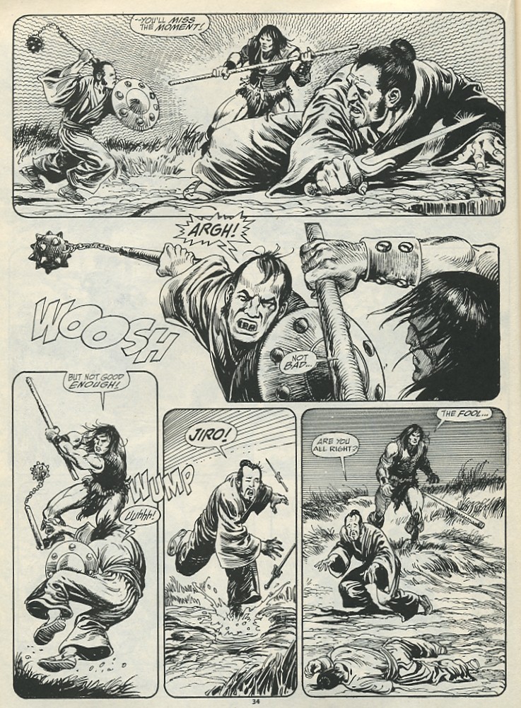 Read online The Savage Sword Of Conan comic -  Issue #184 - 36