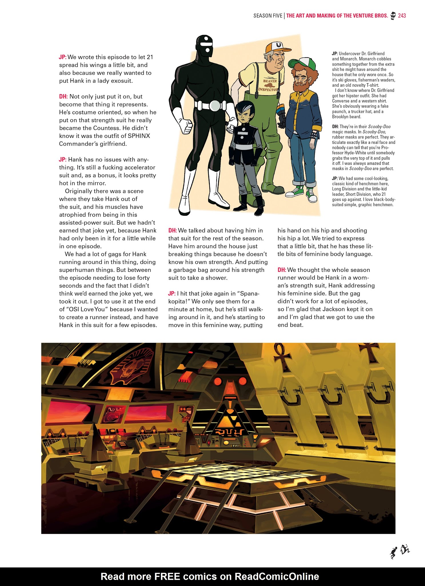 Read online Go Team Venture!: The Art and Making of The Venture Bros. comic -  Issue # TPB (Part 3) - 42