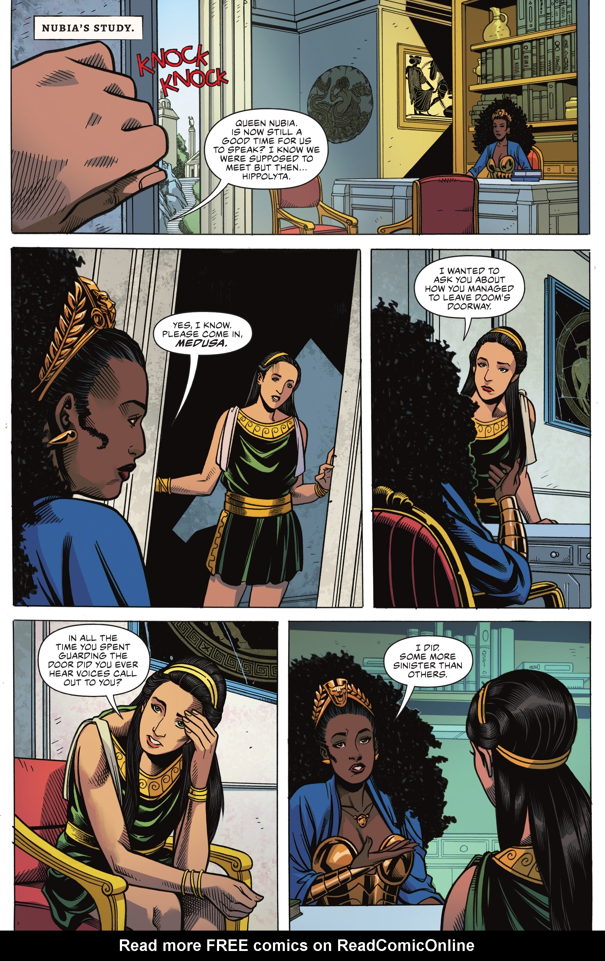 Read online Nubia & the Amazons comic -  Issue #6 - 22