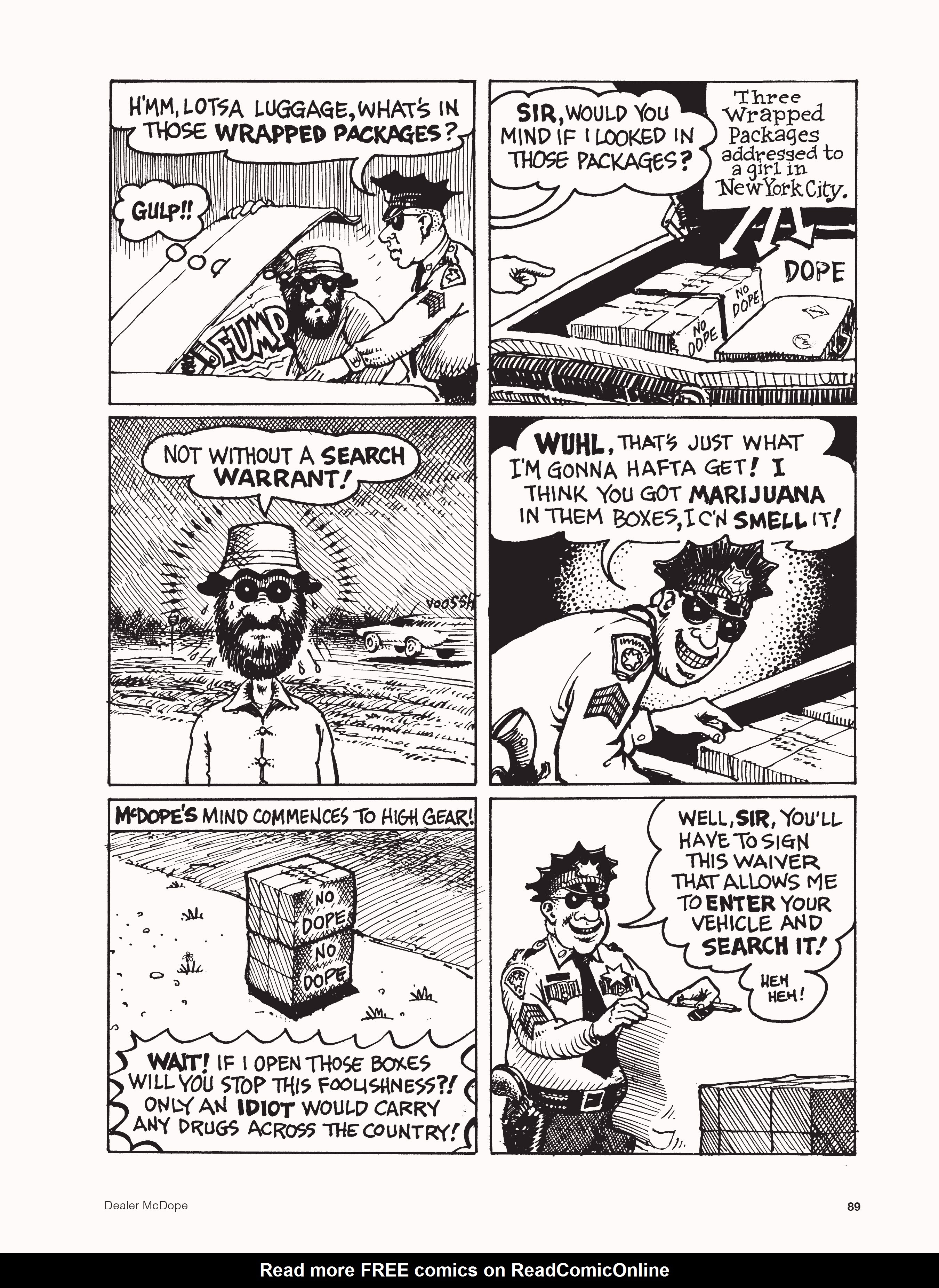 Read online Dave Sheridan: Life with Dealer McDope, the Leather Nun, and the Fabulous Furry Freak Brothers comic -  Issue # TPB (Part 2) - 1