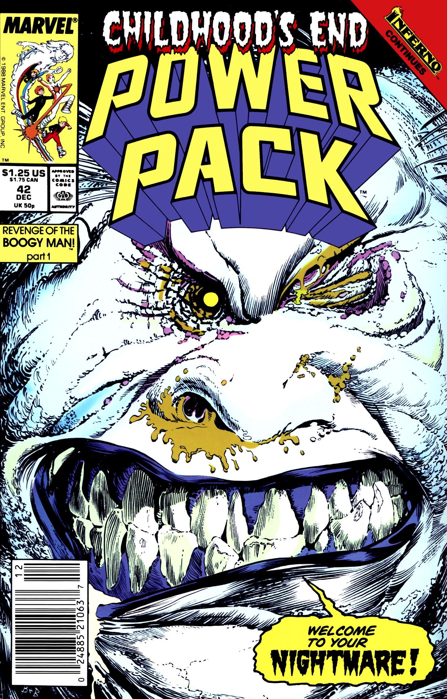 Read online Power Pack (1984) comic -  Issue #42 - 1