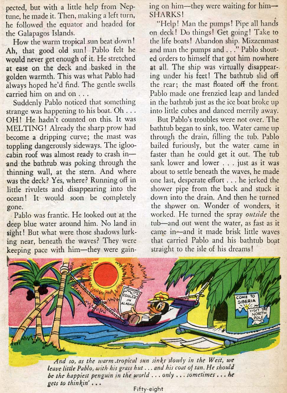 Read online Walt Disney's Comics and Stories comic -  Issue #34 - 60